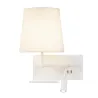 SOMNILA FLEX, applique intérieure, liseuse, version gauche, blanc, LED, 3W, 3000K, avec port USB