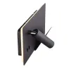 SOMNILA SPOT, applique intérieure, liseuse, version droite, noir, LED, 13W, 3000K, avec port USB