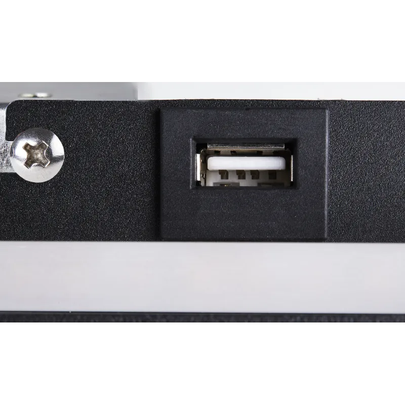 SOMNILA SPOT, applique intérieure, liseuse, version droite, noir, LED, 13W, 3000K, avec port USB