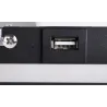 SOMNILA SPOT, applique intérieure, liseuse, version droite, noir, LED, 13W, 3000K, avec port USB
