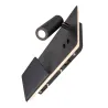 SOMNILA SPOT, applique intérieure, liseuse, version gauche, noir, LED, 13W, 3000K, avec port USB