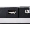 SOMNILA SPOT, applique intérieure, liseuse, version gauche, noir, LED, 13W, 3000K, avec port USB