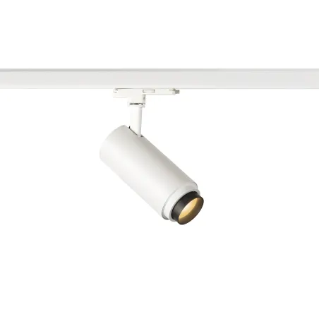 NUMINOS® ZOOM M, spot pour rail 3 allumages intérieur, 15 deg , noir, LED, 20W, 2700K, variable Dali