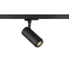 NUMINOS® ZOOM M, spot pour rail 3 allumages intérieur, 15 deg , noir, LED, 20W, 3000K, variable Dali