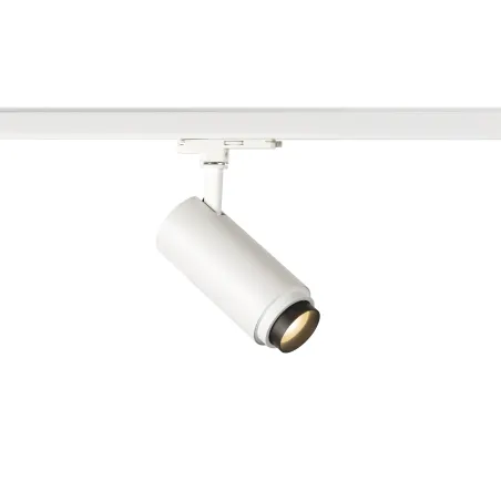 NUMINOS® ZOOM M, spot pour rail 3 allumages intérieur, 15 deg , noir, LED, 20W, 3000K, variable Dali