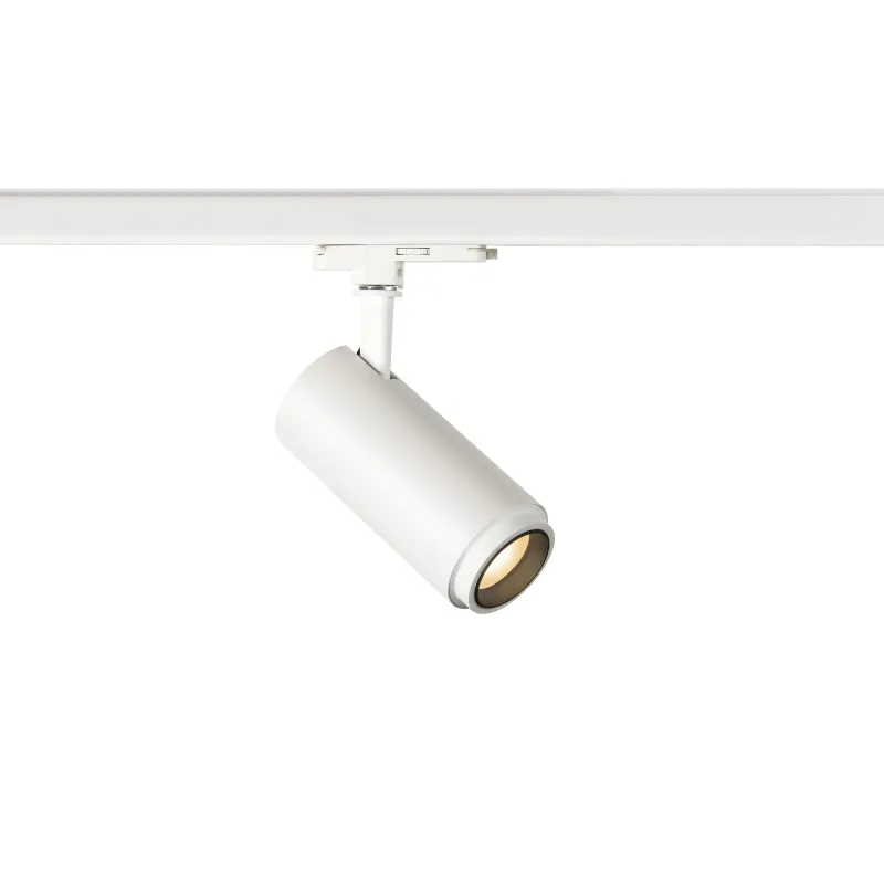 NUMINOS® ZOOM M, spot pour rail 3 allumages intérieur, 15 deg , noir, LED, 20W, 3000K, variable Dali