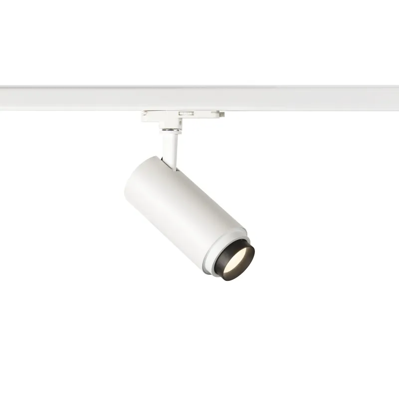 NUMINOS® ZOOM M, spot pour rail 3 allumages intérieur, 15 deg , noir, LED, 20W, 4000K, variable Dali