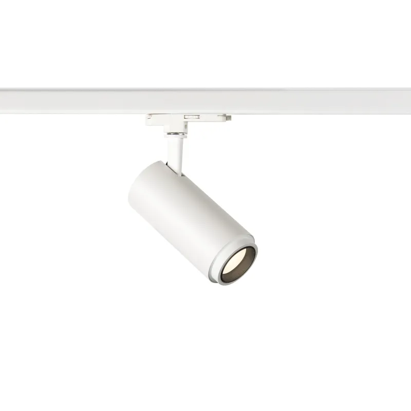 NUMINOS® ZOOM M, spot pour rail 3 allumages intérieur, 15 deg , noir, LED, 20W, 4000K, variable Dali