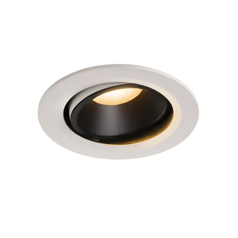 NUMINOS® MOVE L, encastré de plafond intérieur, orientable, 20 deg , blanc/noir, LED, 25,41W, 2700K