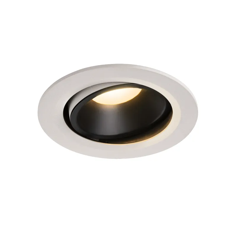 NUMINOS® MOVE L, encastré de plafond intérieur, orientable, 40 deg , blanc/noir, LED, 25,41W, 3000K