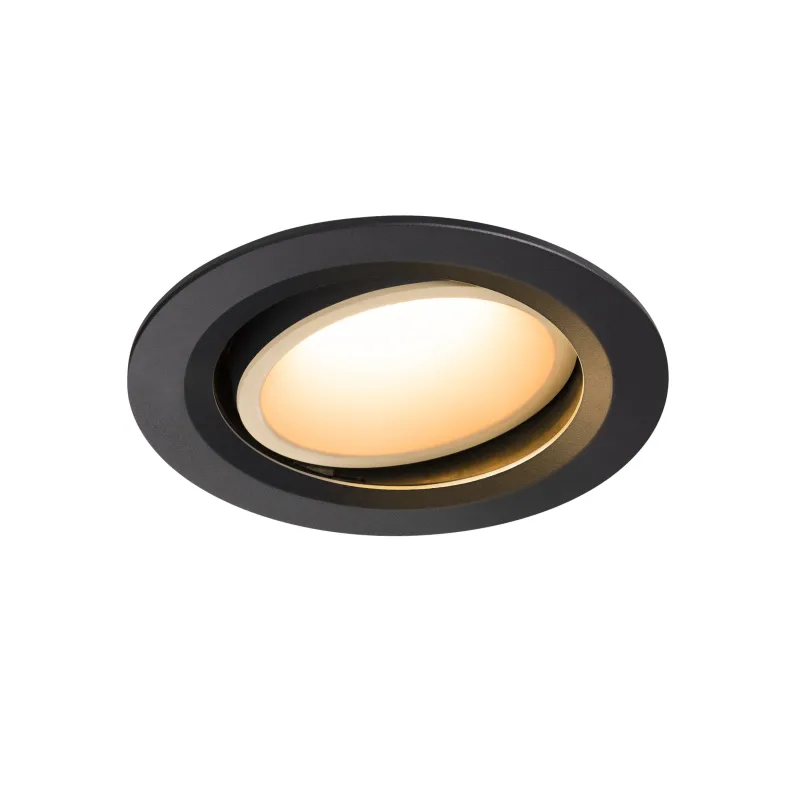 NUMINOS® MOVE L, encastré de plafond intérieur, orientable, 55 deg , noir/blanc, LED, 25,41W, 2700K
