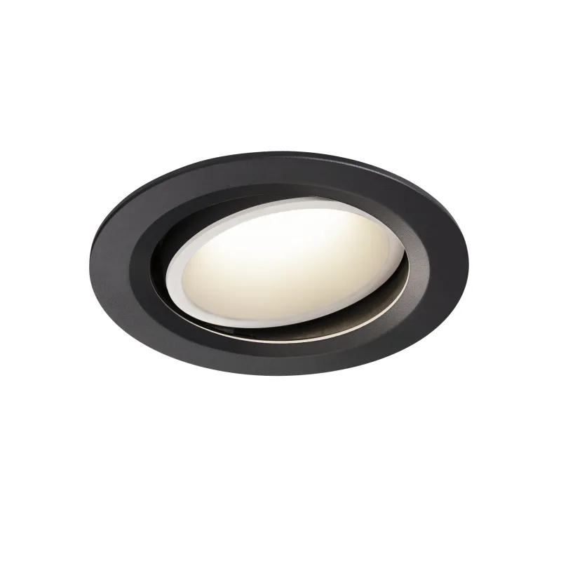 NUMINOS® MOVE L, encastré de plafond intérieur, orientable, 55 deg , noir/blanc, LED, 25,41W, 4000K