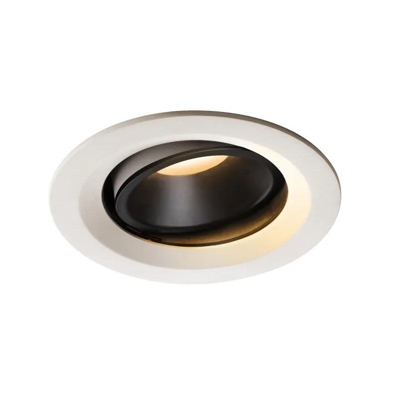 NUMINOS® MOVE M, encastré de plafond intérieur, orientable, 20 deg , blanc/noir, LED, 17,55W, 2700K