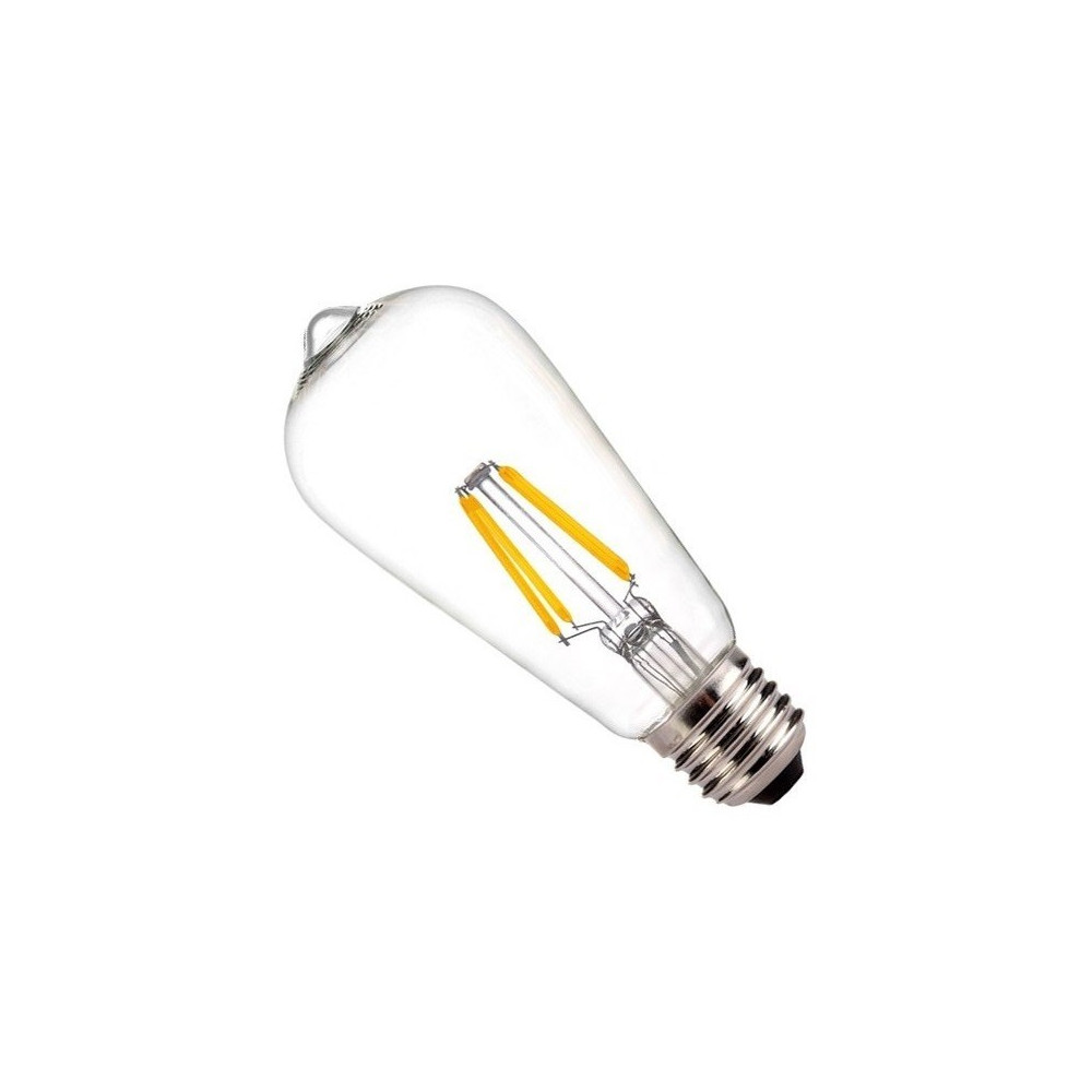 ampoule led filament dimmable culot e27 verre clair-edison-500 lumens-2200k