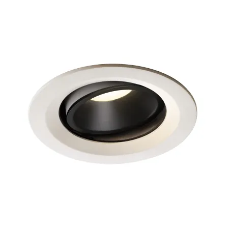 NUMINOS® MOVE M, encastré de plafond intérieur, orientable, 20 deg , blanc/noir, LED, 17,55W, 4000K