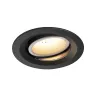 NUMINOS® MOVE M, encastré de plafond intérieur, orientable, 20 deg , noir/blanc, LED, 17,55W, 3000K