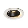 NUMINOS® MOVE M, encastré de plafond intérieur, orientable, 40 deg , blanc/noir, LED, 17,55W, 2700K