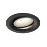 NUMINOS® MOVE M, encastré de plafond intérieur, orientable, 55 deg , noir/blanc, LED, 17,55W, 4000K