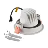 NUMINOS® MOVE S, encastré de plafond intérieur, orientable, 20 deg , blanc/chrome, LED, 8,6W, 3000K