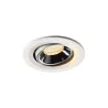 NUMINOS® MOVE S, encastré de plafond intérieur, orientable, 55 deg , blanc/chrome, LED, 8,6W, 2700K
