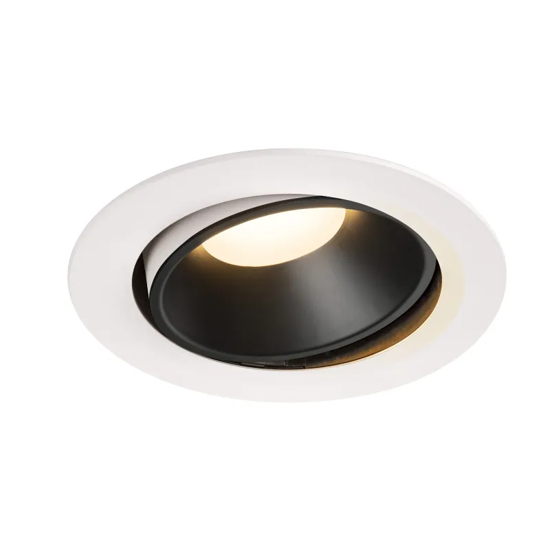 NUMINOS® MOVE XL, encastré de plafond intérieur, orientable, 20 deg , blanc/noir, LED, 37,4W, 3000K