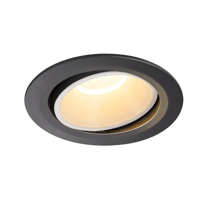 NUMINOS® MOVE XL, encastré de plafond intérieur, orientable, 20 deg , noir/blanc, LED, 37,4W, 3000K