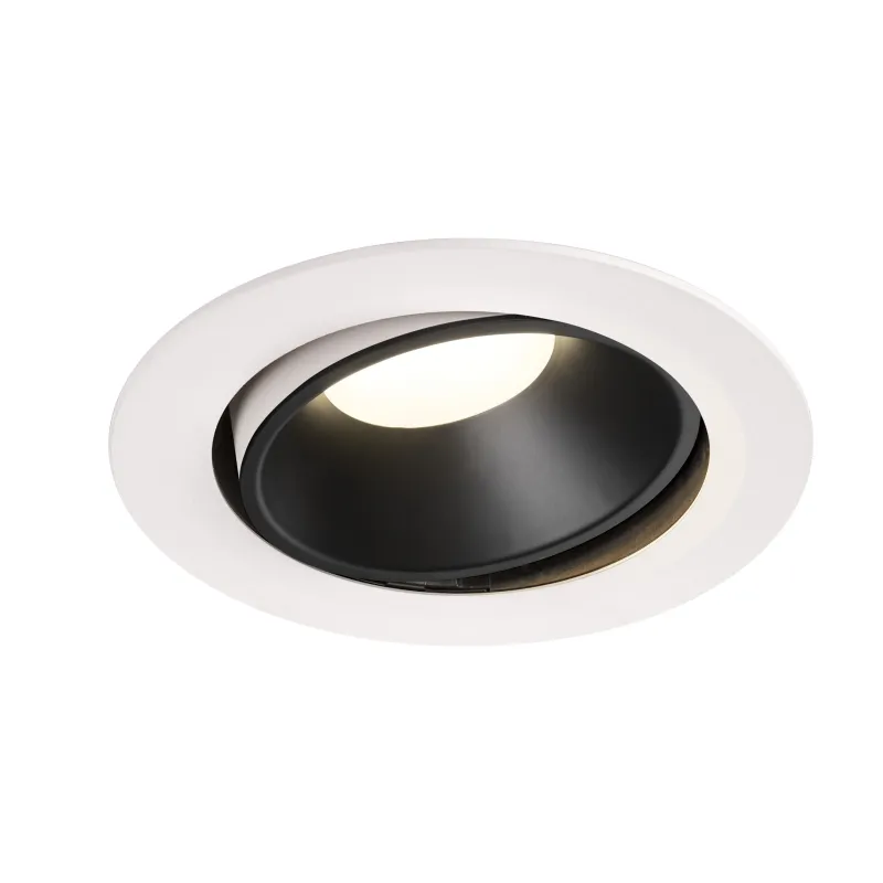 NUMINOS® MOVE XL, encastré de plafond intérieur, orientable, 55 deg , blanc/noir, LED, 37,4W, 4000K