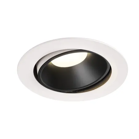 NUMINOS® MOVE XL, encastré de plafond intérieur, orientable, 55 deg , blanc/noir, LED, 37,4W, 4000K