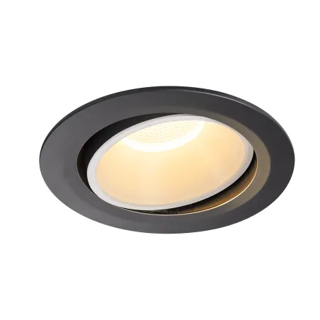 NUMINOS® MOVE XL, encastré de plafond intérieur, orientable, 55 deg , noir/blanc, LED, 37,4W, 3000K