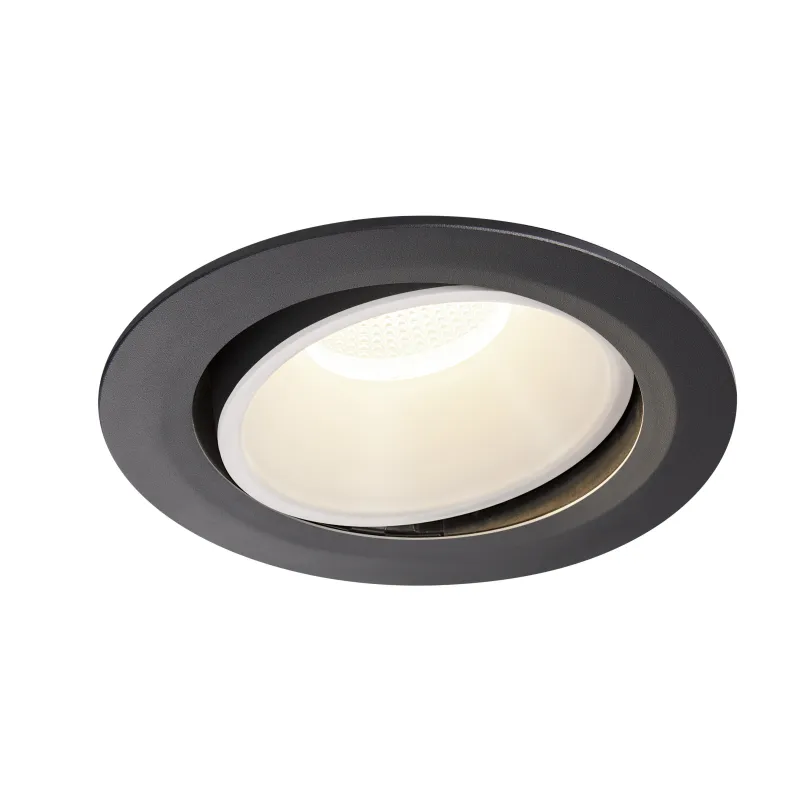 NUMINOS® MOVE XL, encastré de plafond intérieur, orientable, 55 deg , noir/blanc, LED, 37,4W, 4000K