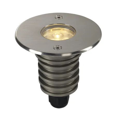 DASAR® 920, encastré de sol extérieur, inox brossé, LED, 5,5W, 3000K, IP67, collerette inox 316