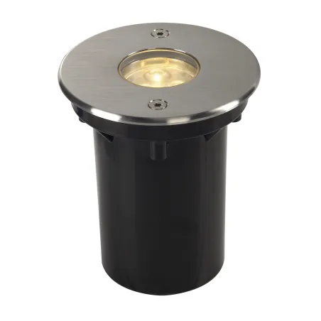 DASAR® 920, encastré de sol extérieur, inox brossé, LED, 5,5W, 3000K, IP67, collerette inox 316