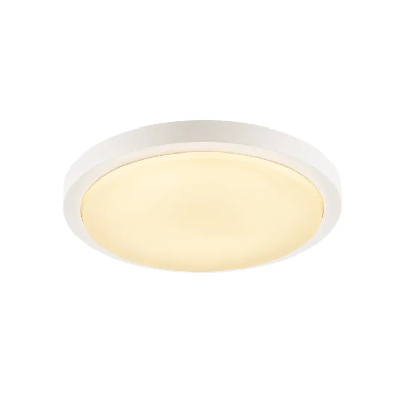AINOS, applique et plafonnier extérieur, blanc, LED, 22W, 3000K, IP44, détecteur de mouvements
