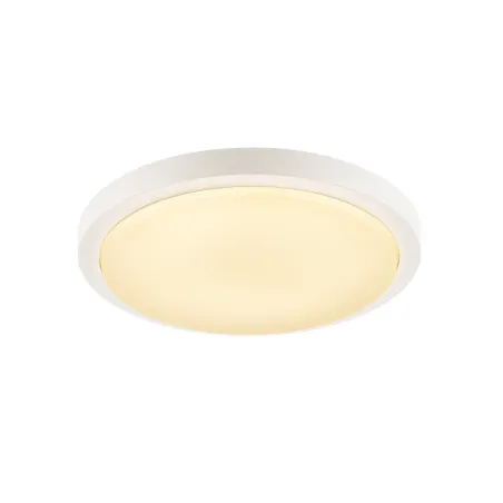 AINOS, applique et plafonnier extérieur, blanc, LED, 22W, 3000K, IP44, détecteur de mouvements