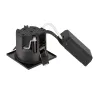 EASY-INSTALL QPAR51, encastré de plafond intérieur, carré, noir, GU10/QPAR51, 20W max, RT 2012