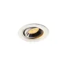 NUMINOS® MOVE XS, encastré de plafond intérieur, orientable, 55 deg , blanc/chrome, LED, 7W, 2700K