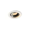 NUMINOS® MOVE XS, encastré de plafond intérieur, orientable, 55 deg , blanc/chrome, LED, 7W, 3000K
