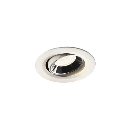 NUMINOS® MOVE XS, encastré de plafond intérieur, orientable, 55 deg , blanc/chrome, LED, 7W, 4000K