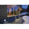 BRICK, encastré mural extérieur, asymétrique, inox, LED, 11W, 3000K, IP65, collerette inox 316