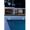 BRICK, encastré mural extérieur, asymétrique, inox, LED, 11W, 3000K, IP65, collerette inox 316
