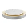 MEDO 60 AMBIENT, applique et plafonnier intérieur, rond, gris, LED, 40W, 3000K/4000K, variable