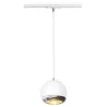 LIGHT EYE® 150, suspension pour rail 1 allumage intérieur, blanc/chrome, GU10/QPAR111, 75W max
