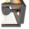 QUADRULO SENSOR, applique extérieure, anthracite, E27, 15W max, IP44, détecteur de mouvements