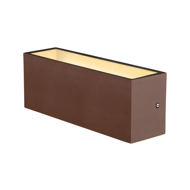 SITRA CUBE, applique extérieure, L, up/down, rouille, LED, 24W, 3000K/4000K, IP44, CCT Switch