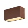 SITRA CUBE, applique extérieure, M, up/down, rouille, LED, 14W, 3000K/4000K, IP44, CCT Switch