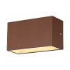 SITRA CUBE, applique extérieure, M, up/down, rouille, LED, 14W, 3000K/4000K, IP44, CCT Switch