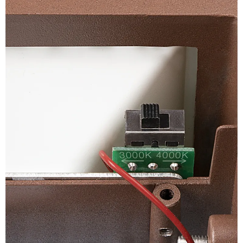 SITRA CUBE, applique extérieure, M, up/down, rouille, LED, 14W, 3000K/4000K, IP44, CCT Switch