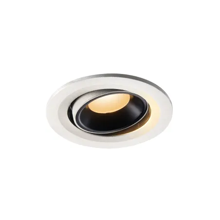 NUMINOS® MOVE S, encastré de plafond intérieur, orientable, 40 deg , blanc/noir, LED, 8,6W, 2700K