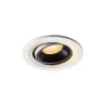 NUMINOS® MOVE S, encastré de plafond intérieur, orientable, 55 deg , blanc/noir, LED, 8,6W, 2700K