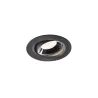 NUMINOS® MOVE XS, encastré de plafond intérieur, orientable, 20 deg , noir/chrome, LED, 7W, 4000K